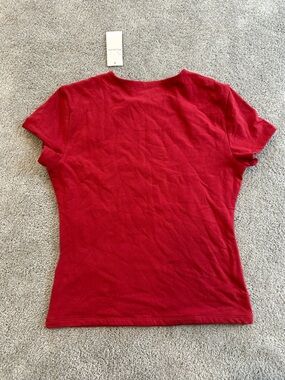 Abercrombie Women’s Red Short Sleeve Top